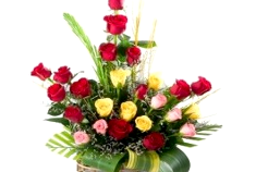 Assorted Roses Arrangement